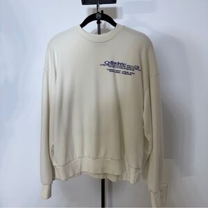 Pangaia Lewis Hamilton Cream Crewneck Sweater